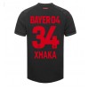 Bayer Leverkusen Granit Xhaka #34 Hjemmedrakt 2023-24 Kortermet